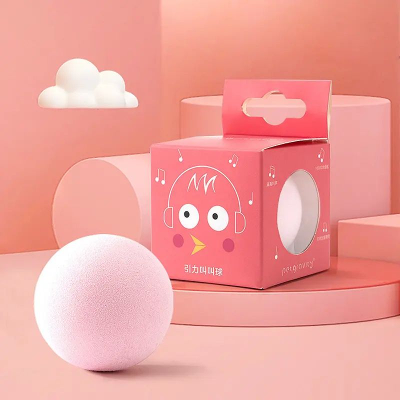 GENERICO - Juguete para gatos bola con sonido de pájaro al movimiento