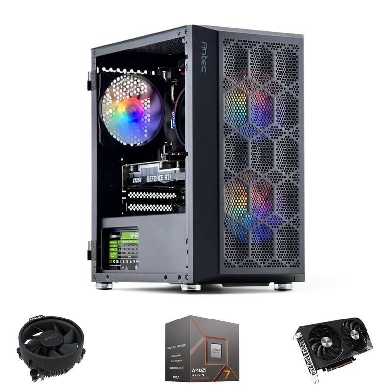 HYPERPC - PC GAMER AMD RYZEN 7 8700 32gb DDR5 1Tb GTX 1650 WiFi