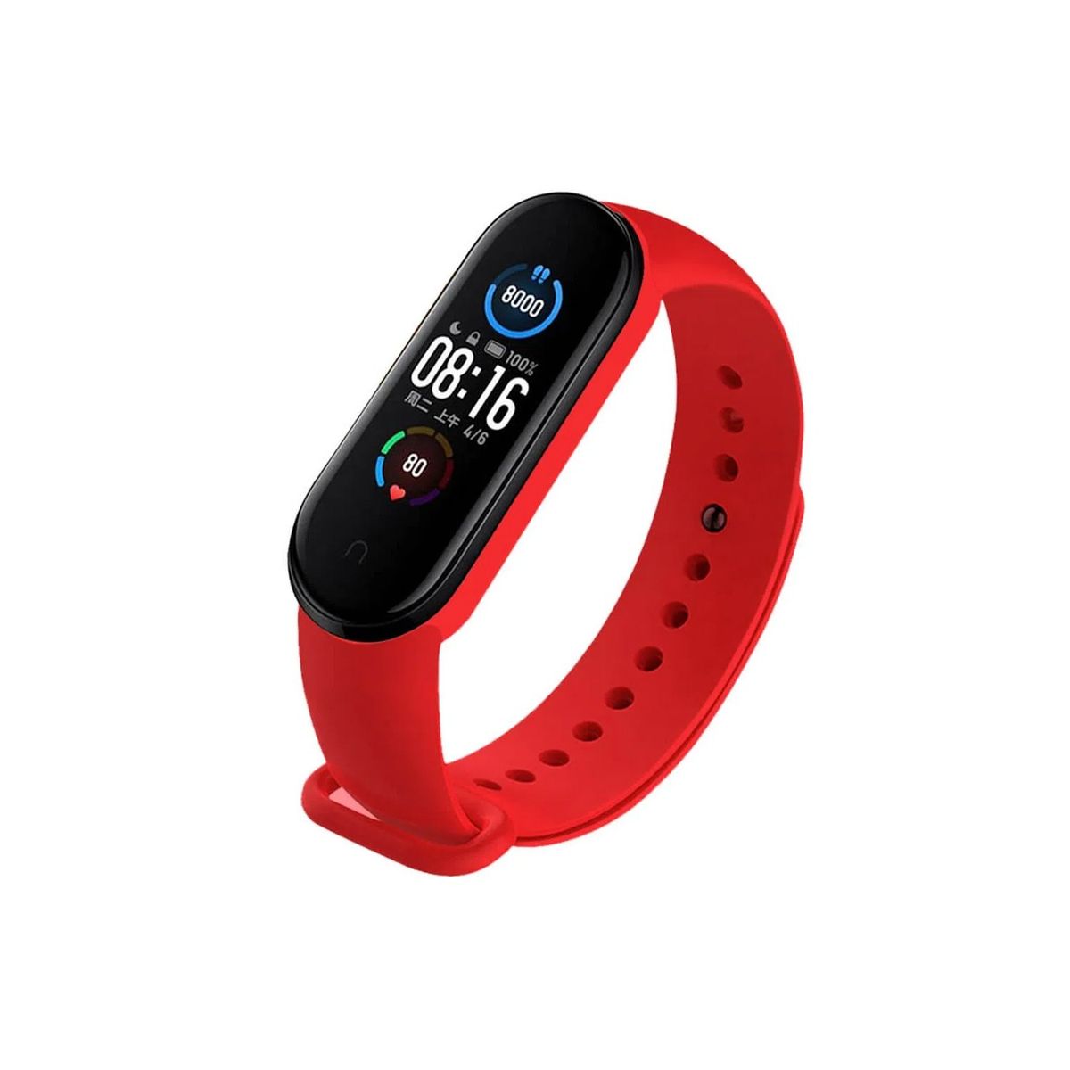 DBLUE - Smartband Bracelete Deportivo Fitness Tracker Color Rojo - SC