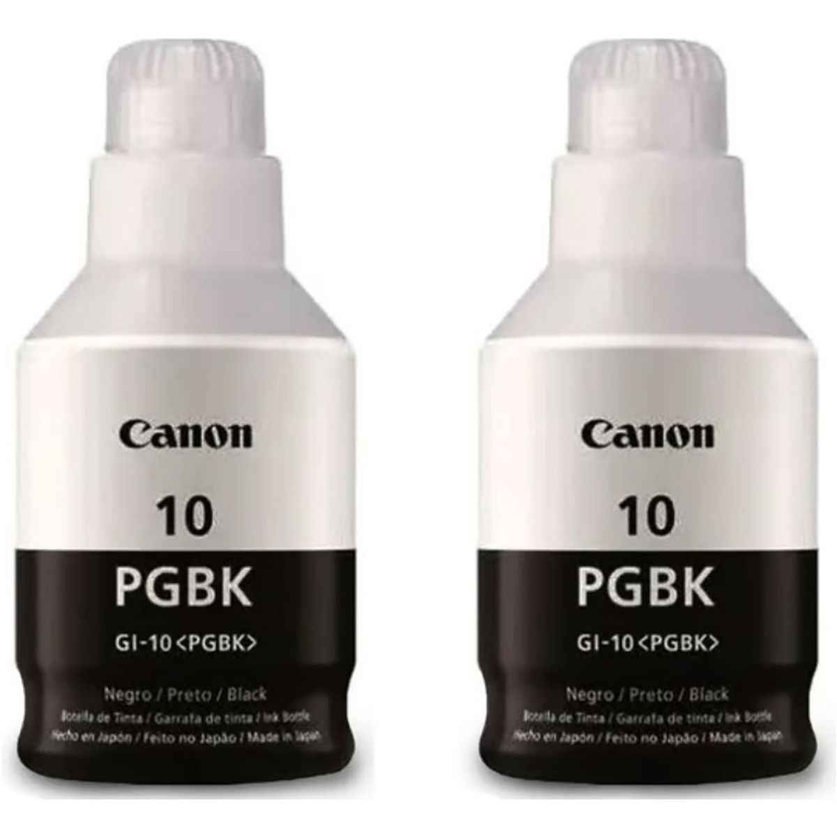 CANON - Botellas de Tinta Canon GI-10 Negro Original Pack