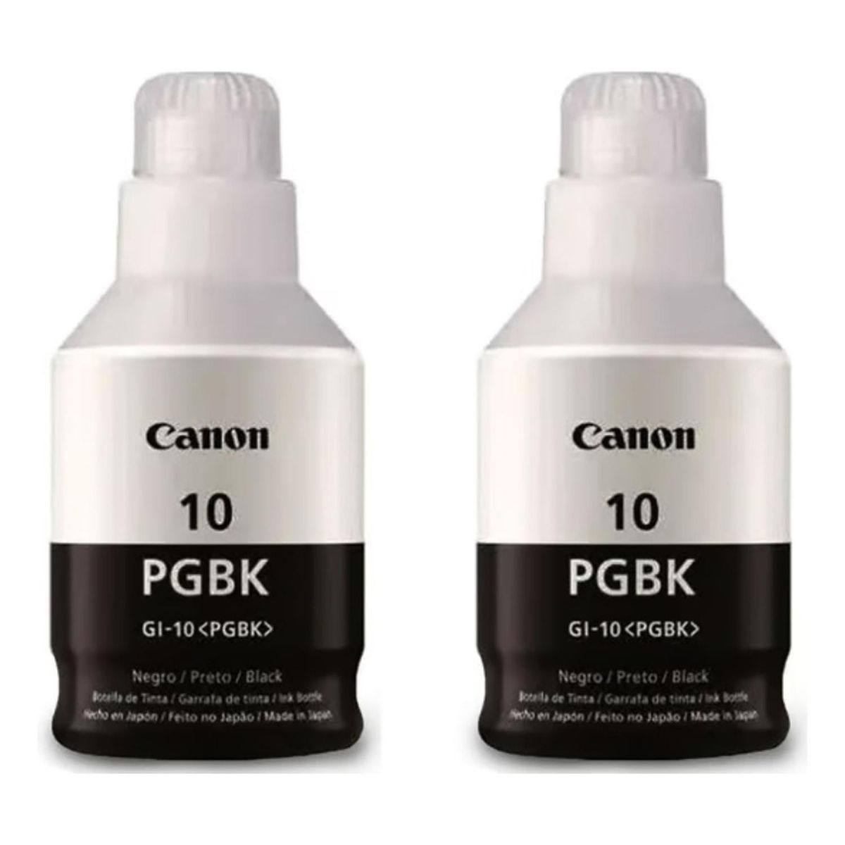 CANON - Botellas de Tinta Canon GI-10 Negro Original Pack