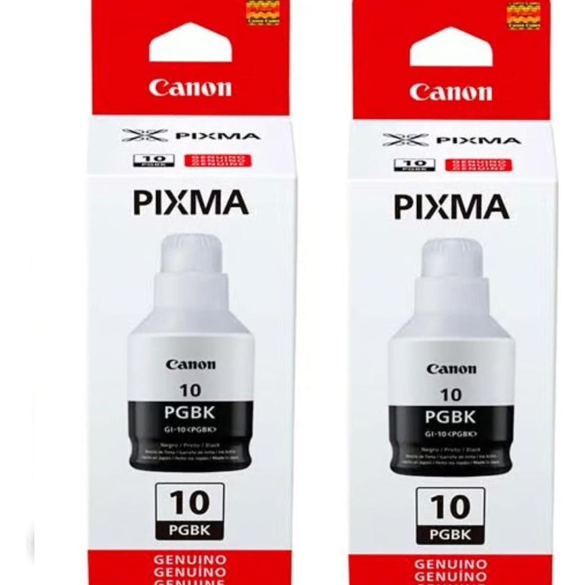 CANON - Botellas de Tinta Canon GI-10 Negro Original Pack