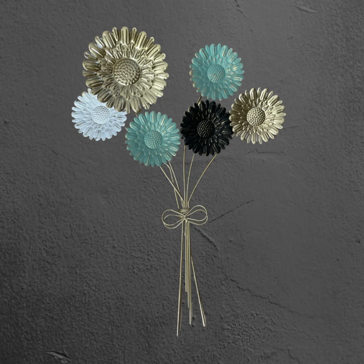 GENERICO - Adorno de Pared Colgante Diseño Girasol 56x40cm