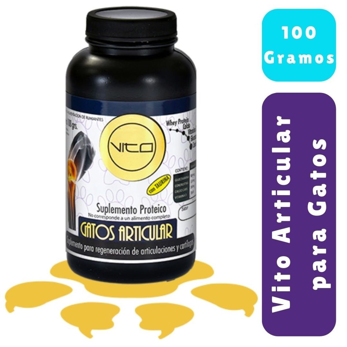 VITO - Vito Gatos Articular 100gr - Suplemento Proteíco y Mineral
