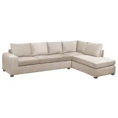 INNOVAMUEBLES - Sofá Seccional Senna XL Derecho Felpa Beige