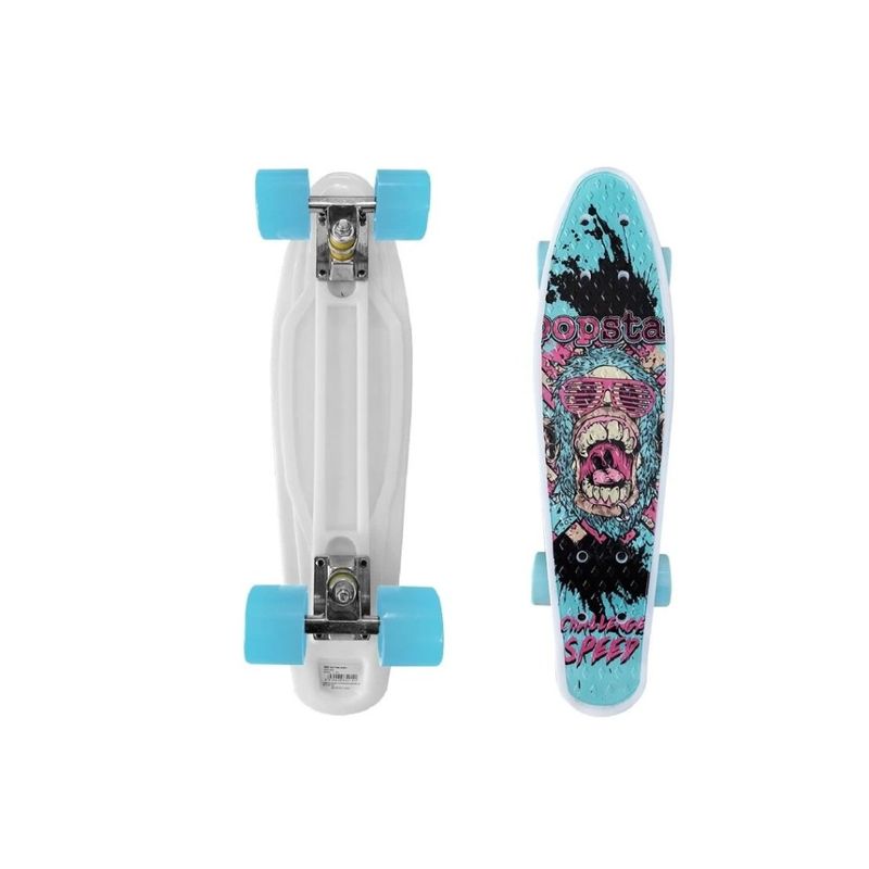 GENERICO - Skate Penny Board Patineta Monkey Pop Star Niños Colores