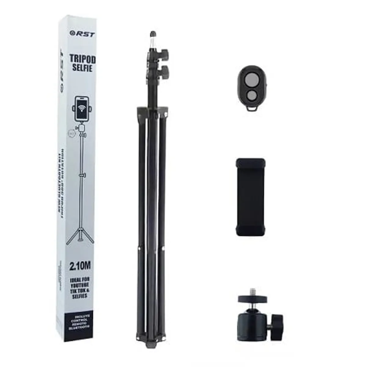 GENERICO - Tripode 210 Cm Video Selfie Control Bluetooth para Smartphones