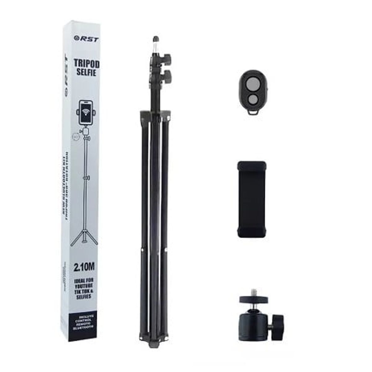 GENERICO - Tripode 210 Cm Video Selfie Control Bluetooth para Smartphones