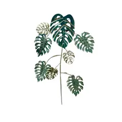 GENERICO - Adorno de Pared Colgante Diseño de Hojas 60x40cm