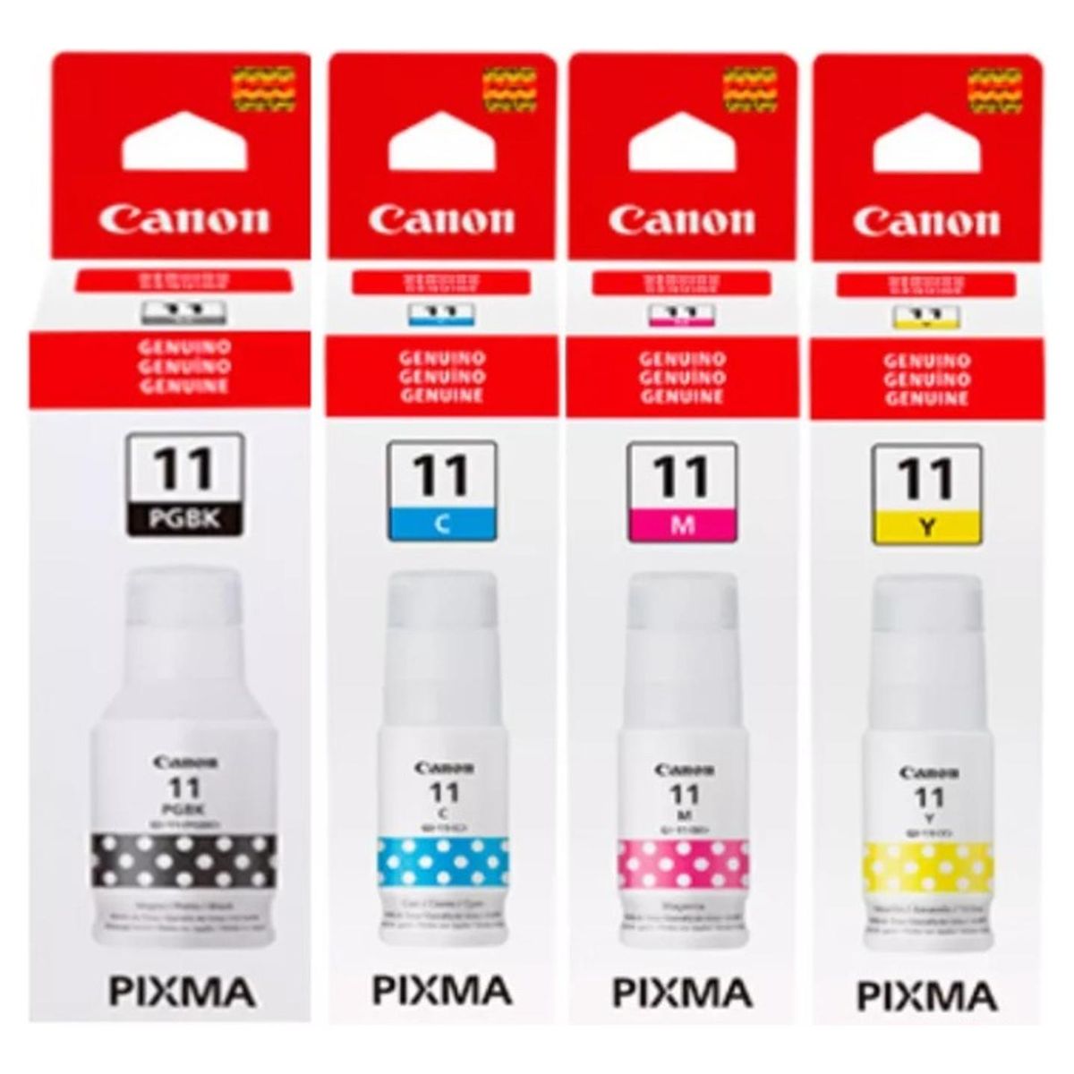 CANON - Botellas de Tinta Canon GI-11 Original Pack