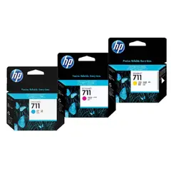 HP - Pack 3 Cartuchos 711 M/C/Y Originales