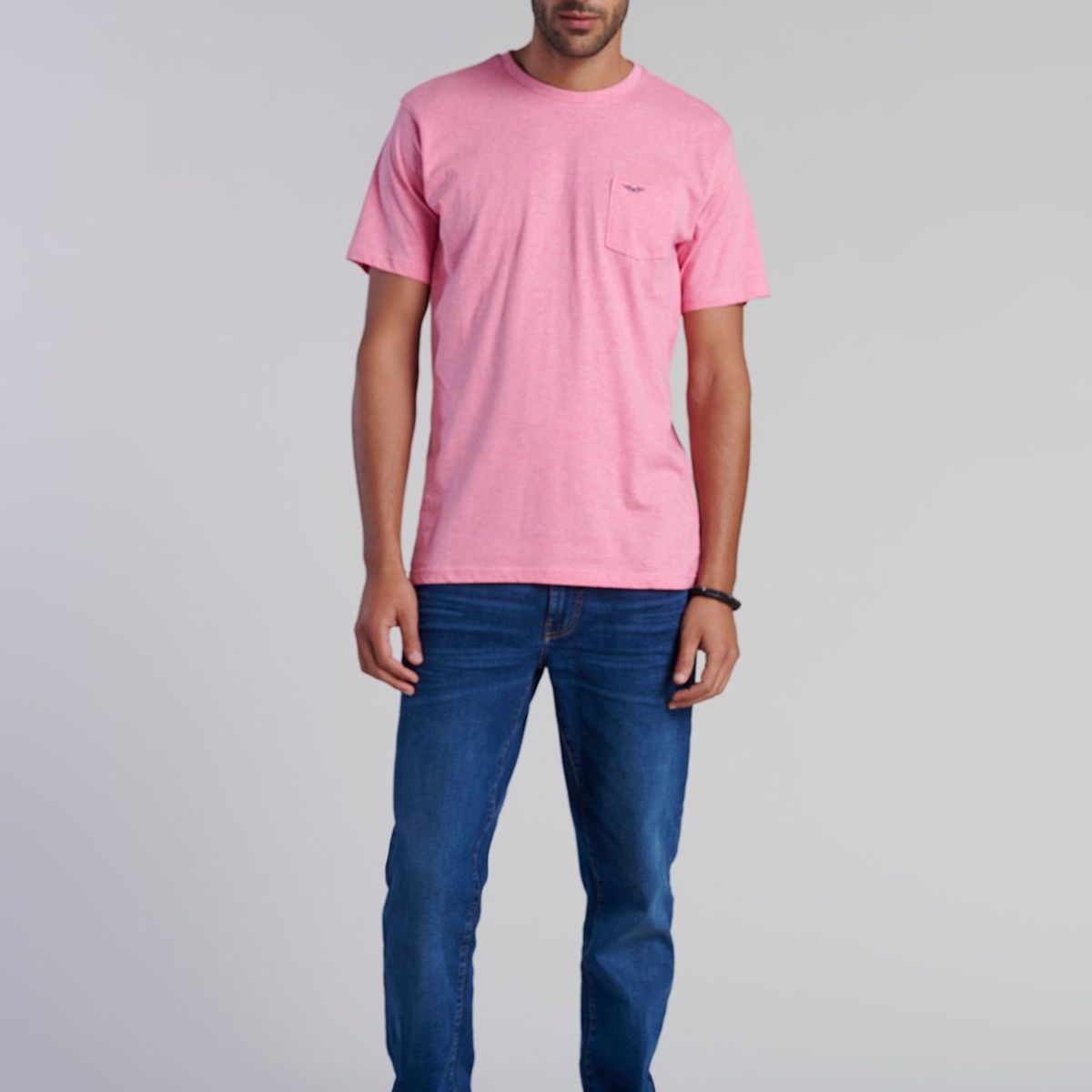 FEROUCH - Polera Bolsillo Houston Rosado Ferouch