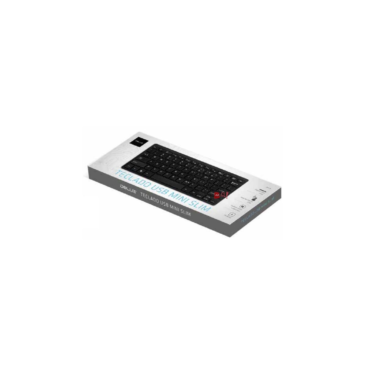 DBLUE - Teclado pc mini ultra slim con conexión usb - PS