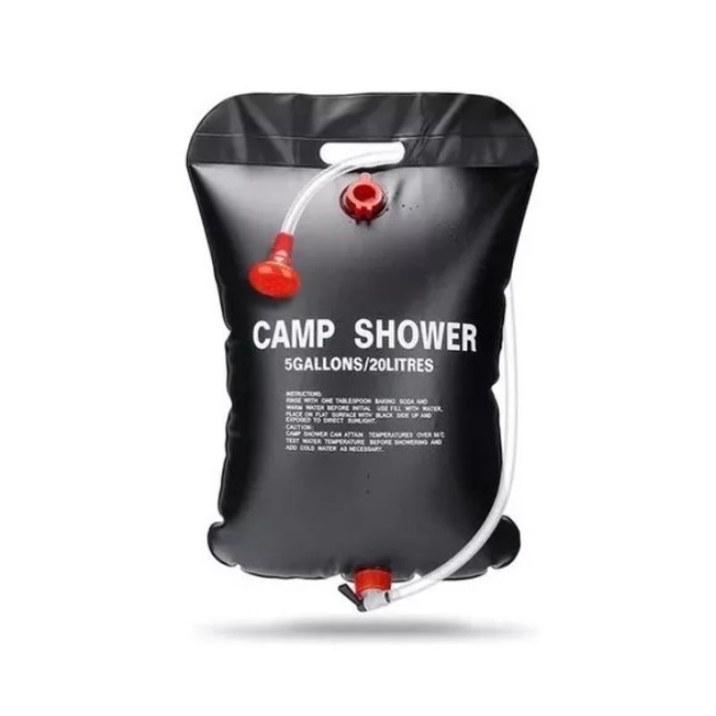 GENERICO - Ducha Solar Portatil 20 Litros Baño Camping Playa