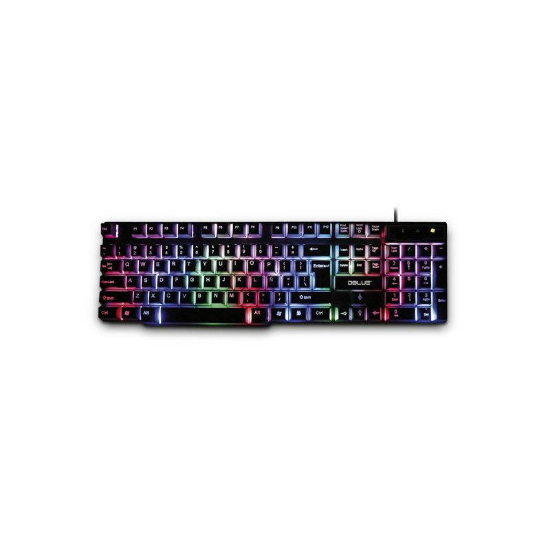 DBLUE - Teclado Gamer Pc Conexión Usb Retroiluminación Rgb - SC