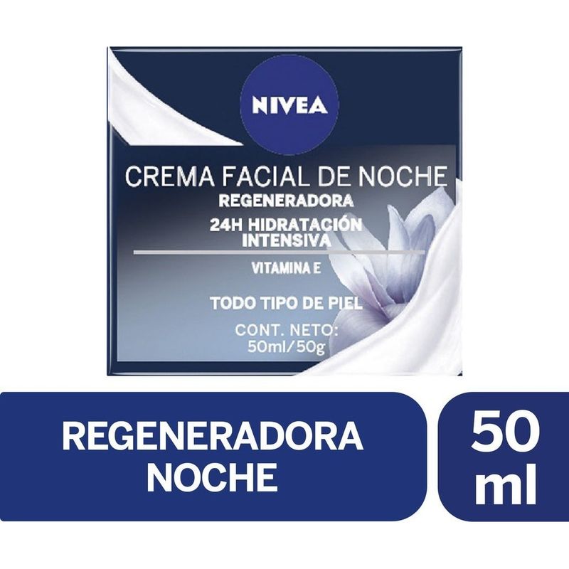 NIVEA - NIVEA FACE HIDRATANTE REGENERADORA NOCHE X 50 ML.-
