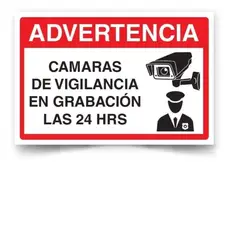 GENERICO - Trovicel Advertencia Cámaras De Vigilancia 30x20cm