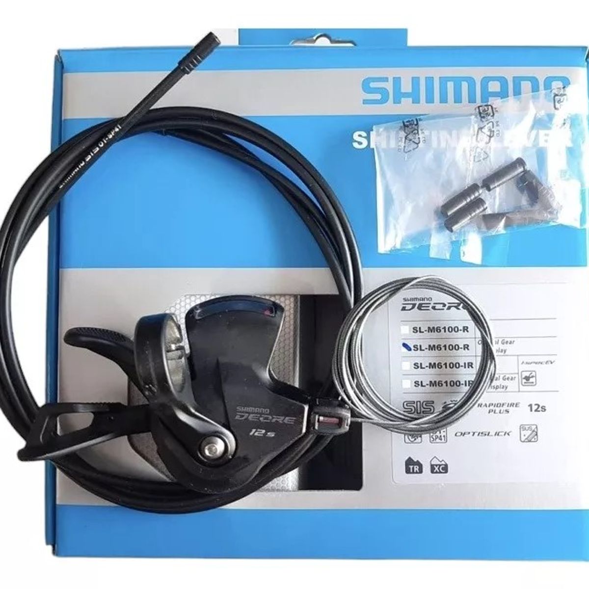 SHIMANO - Kit Completo Shifter Shimano Deore M6100 12v Cambio Derecha