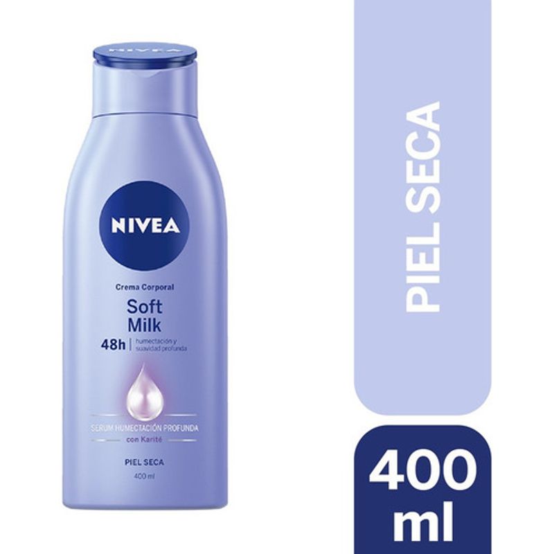 NIVEA - NIVEA BODY SOFT MILK PIEL SECA X 400 ML.-