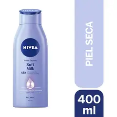 NIVEA - BODY SOFT MILK PIEL SECA X 400 ML.-