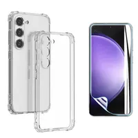 Carcasa Transparente Para Samsung S24 Fe + Lámina De Hidrogel