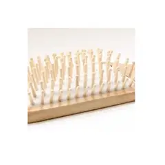 GENERICO - Pack X 6 Cepillo De Madera Cabello Cuidado