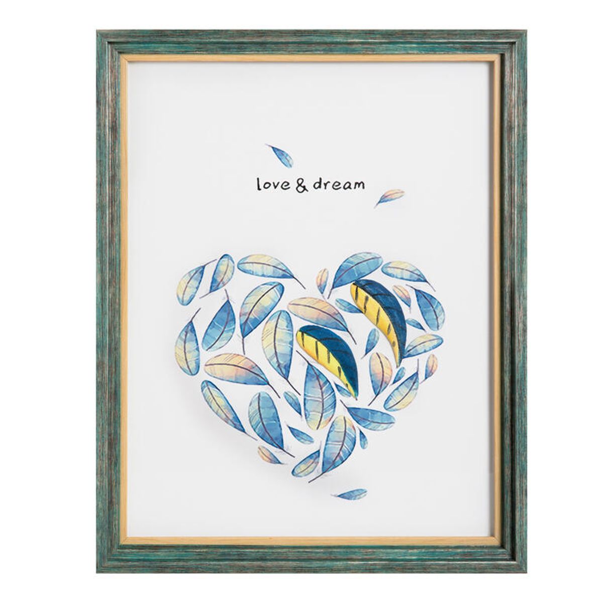 VGO - Cuadro enmarcado corazón con relieve mod3 43X53 Vgo