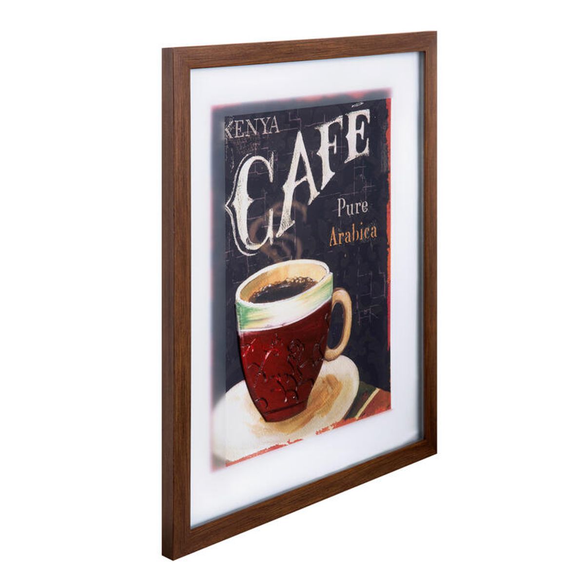 VGO - Cuadro Enmarcado 43x53 serie café roja Vgo