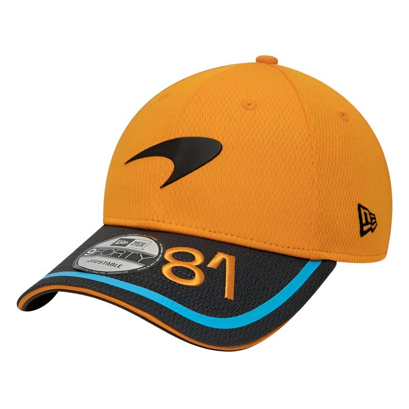 NEW ERA - Gorro NewEra Mclaren Formula 1 #81 Oscar Piastri Oficial 2023 Naranjo