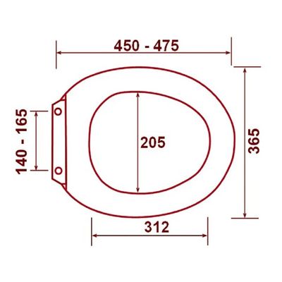 Imagen 2 del producto Asiento Wc Sanitario Moderno Cierre Lento Elongada