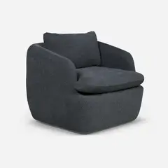 ROSEN - Poltrona Giratoria Newton Tela Grafito