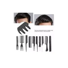 GENERICO - Set 3 Cepillos Térmicos Brushing Alisado + Set 10 Peinetas