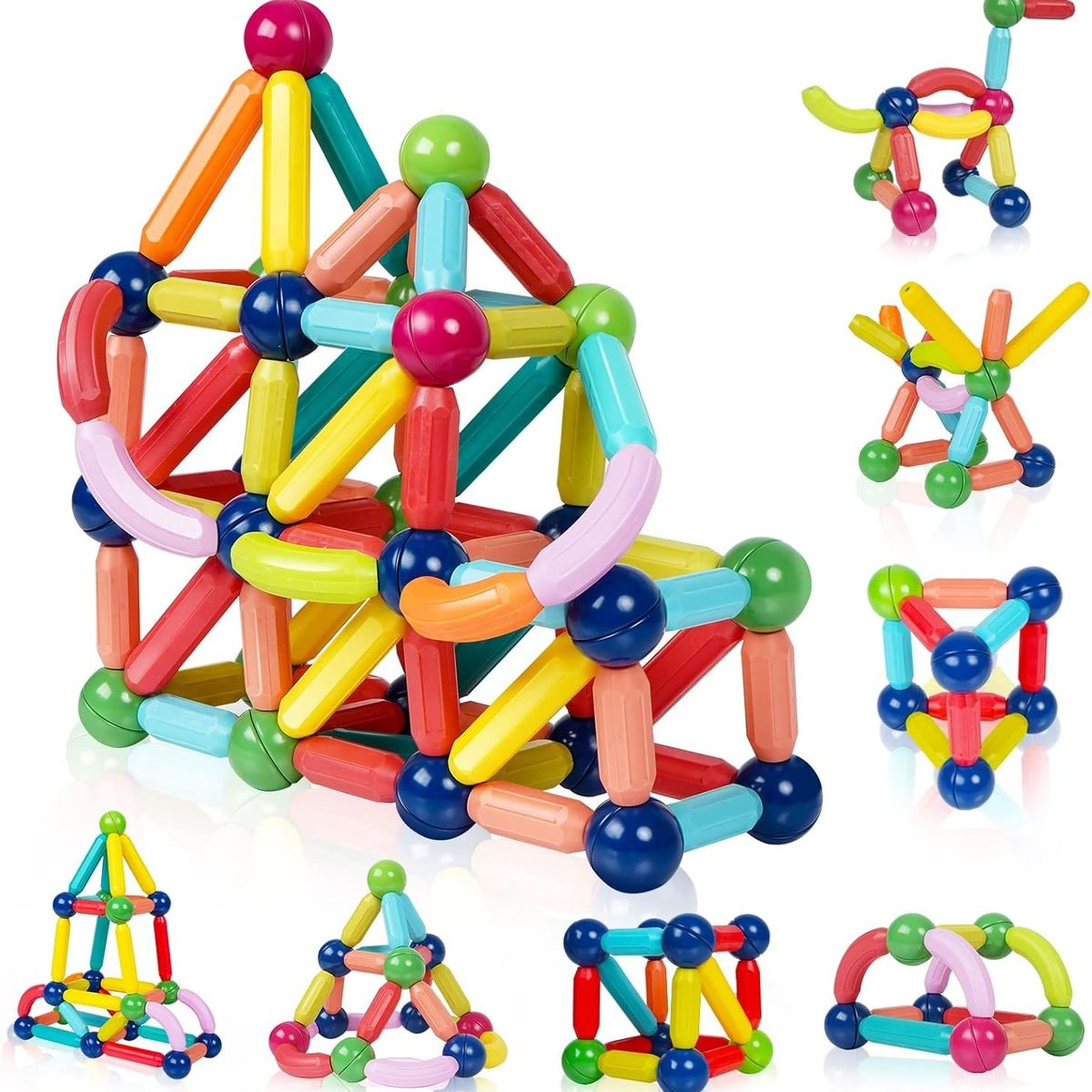 JUGUETERIA ESTELAR - Stick Magnéticos 42 piezas