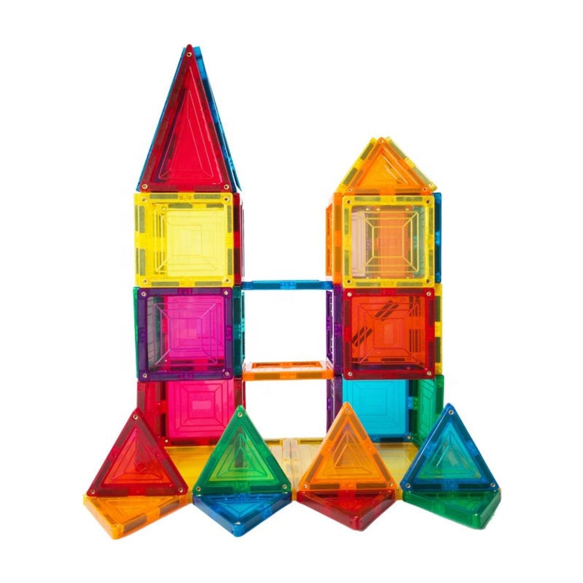 JUGUETERIA ESTELAR - Set Bloques Magnéticos 60 piezas