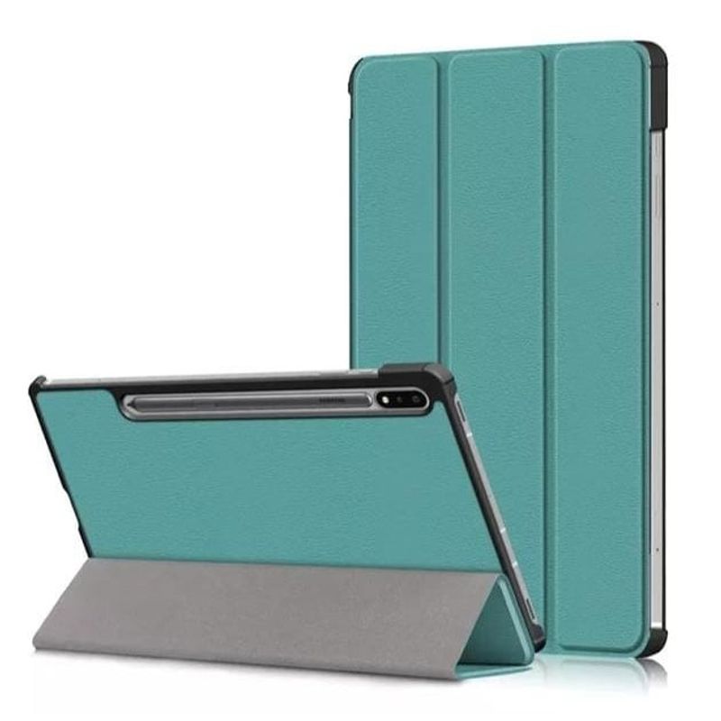 GENERICO - Funda Inteligente para Samsung Galaxy Tab S7 FE Verde Turquesa