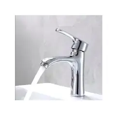 GENERICO - Llave Grifería Lavamanos Monomando Baño Cromado Premium
