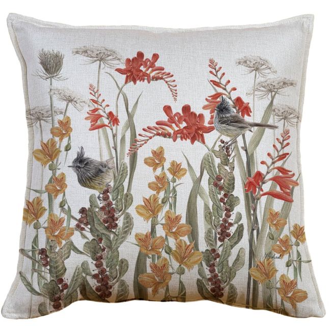 MARGARITA SCHEEL BY CASA ALVARINHO - Funda Cojín Jardín Cachuditos 45x45 cm…