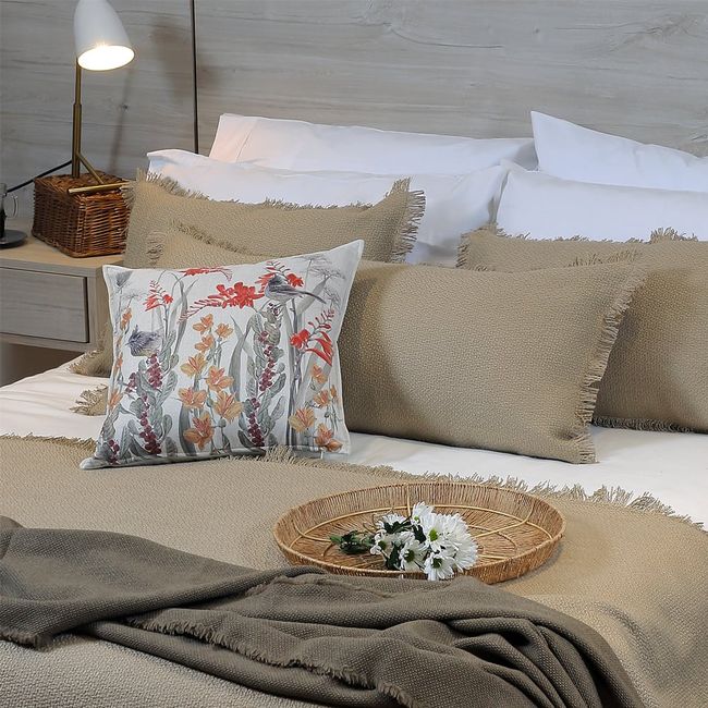 MARGARITA SCHEEL BY CASA ALVARINHO - Funda Cojín Jardín Cachuditos 45x45 cm…