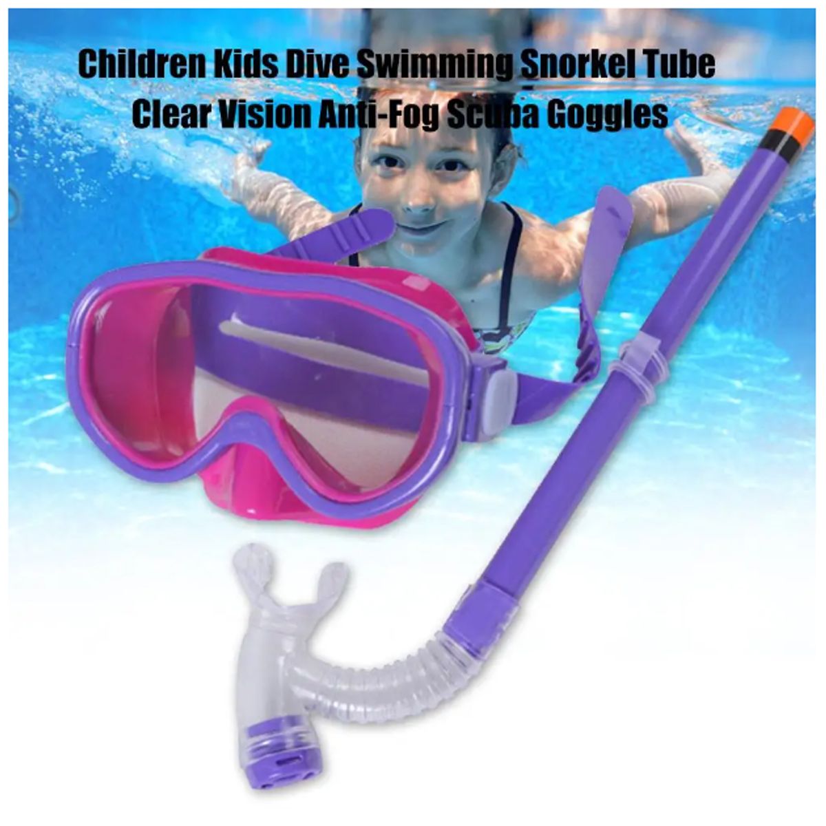 GENERICO - Gafas De Buceo Con Tubo De Respiración Para Niños