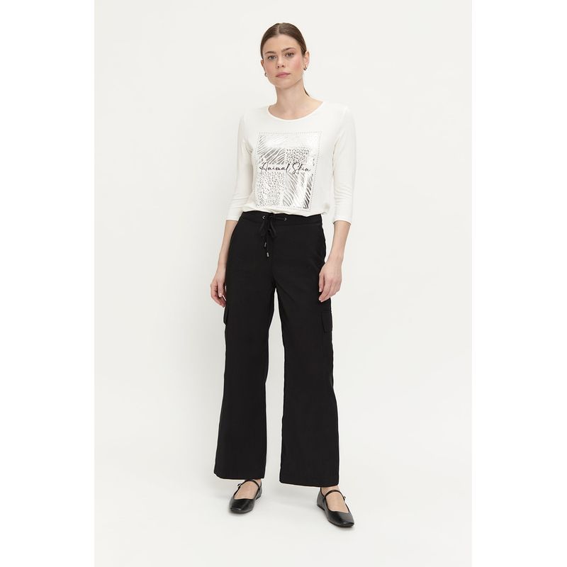 ASH - Pantalon Negro Mujer Ash