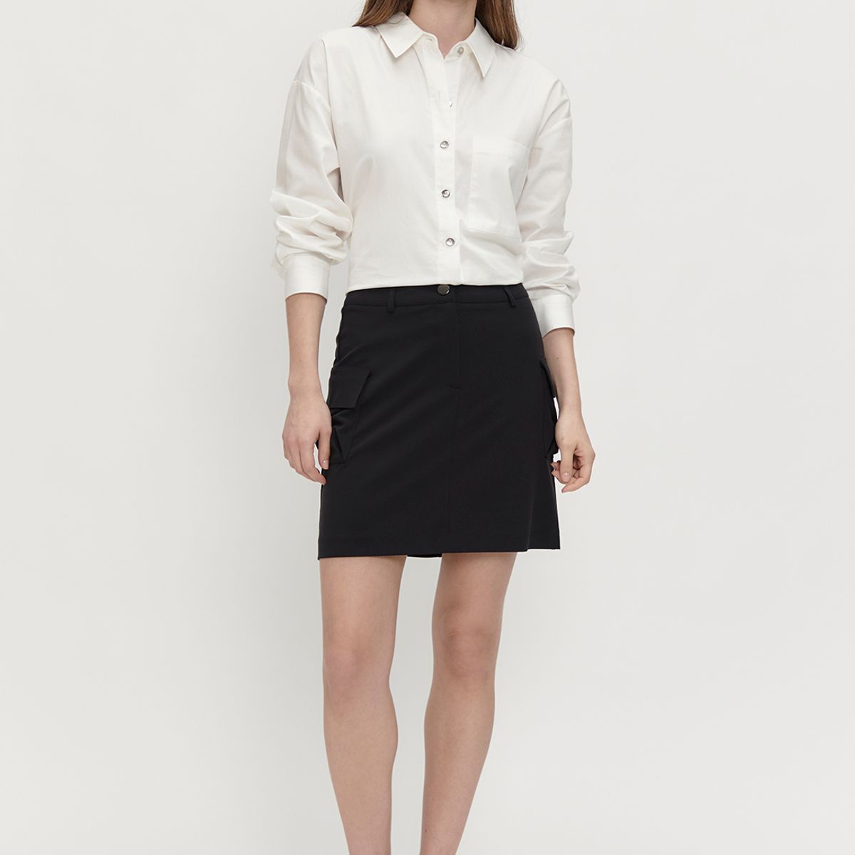 ASH - Falda Corta Negro Mujer Ash