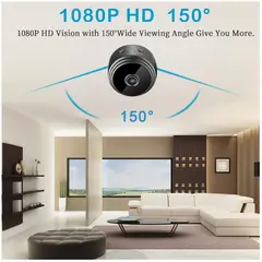 GENERICO - Mini Cámara De Seguridad A9 Con Wifi 1080P Visión Nocturna Inalámbrica Hogar…