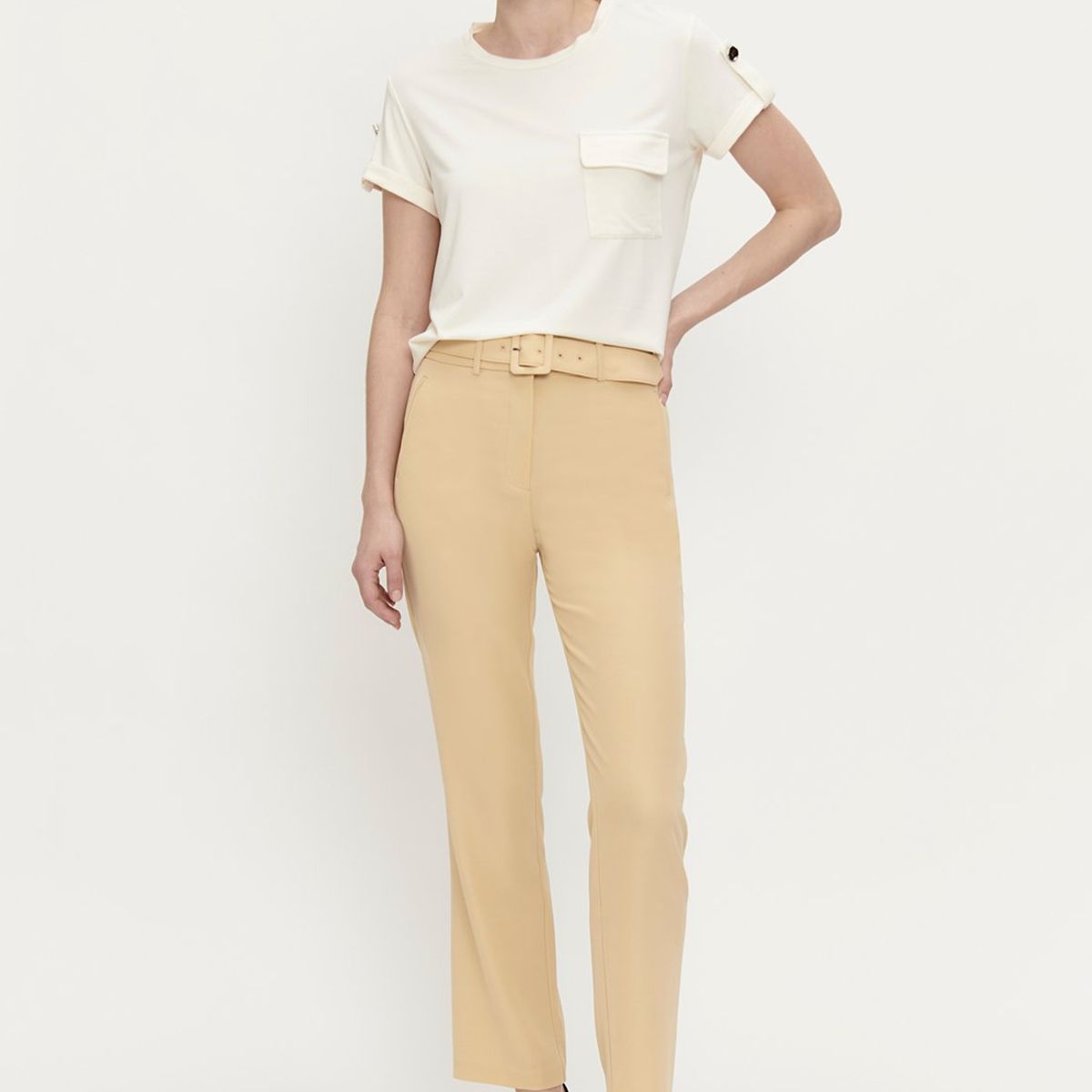 ASH - Pantalon Beige Mujer Ash