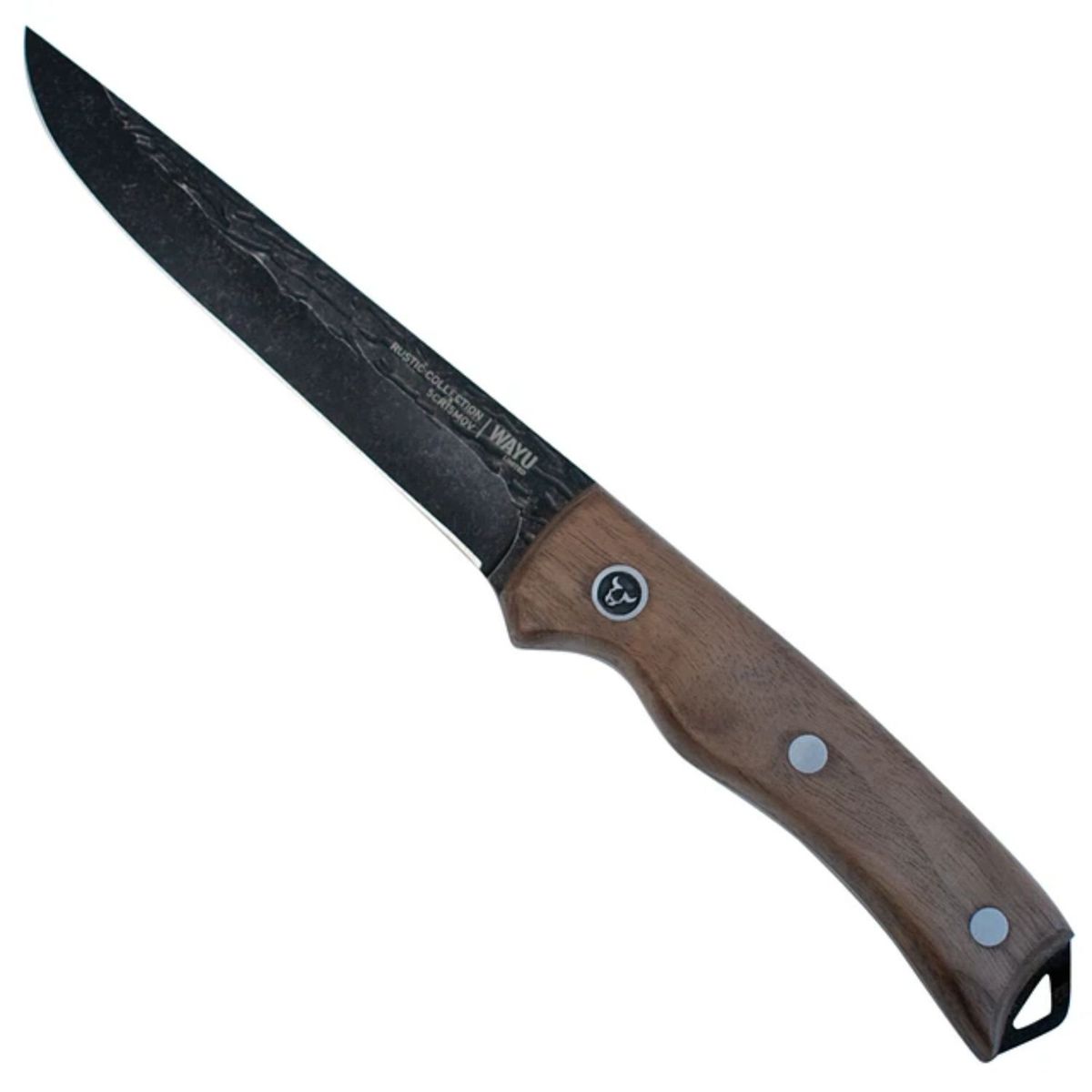 WAYU - Cuchillo Utiliy Wayu Con Funda Rustic Collection Cocina
