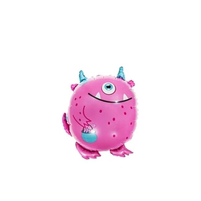 GENERICO - Globo Metálico Judy Alien rosa 52x59cm