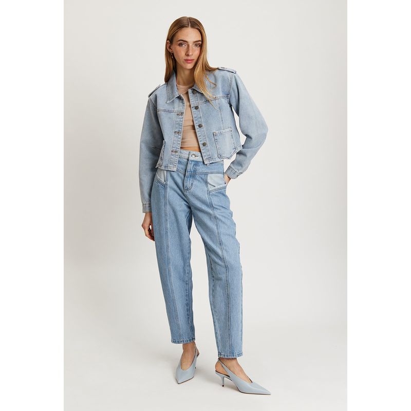 IO - Chaqueta Celeste Mujer Io