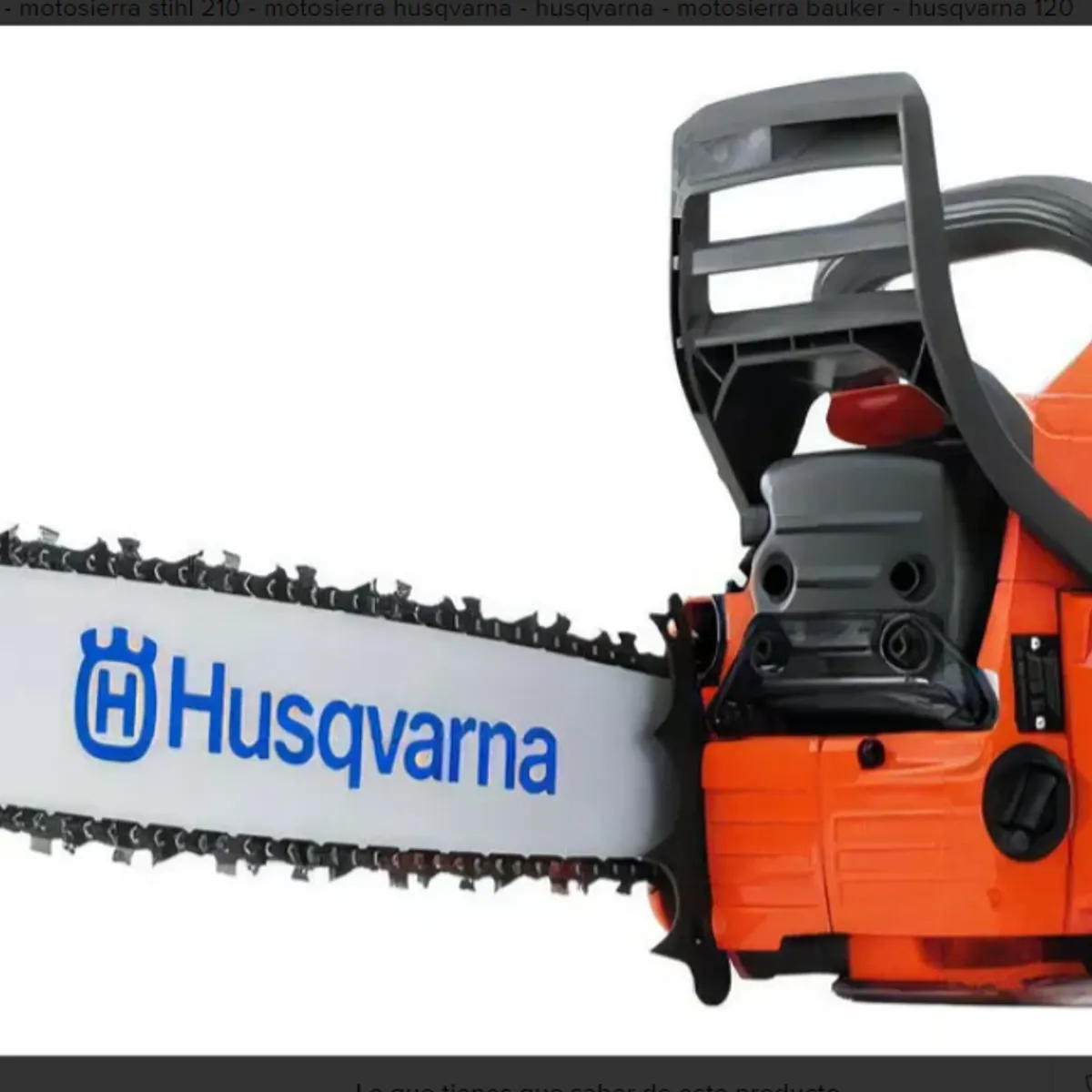 HUSQVARNA - Motosierra a gasolina Husqvarna Profesional 65.1cc naranja 365 4.6hp