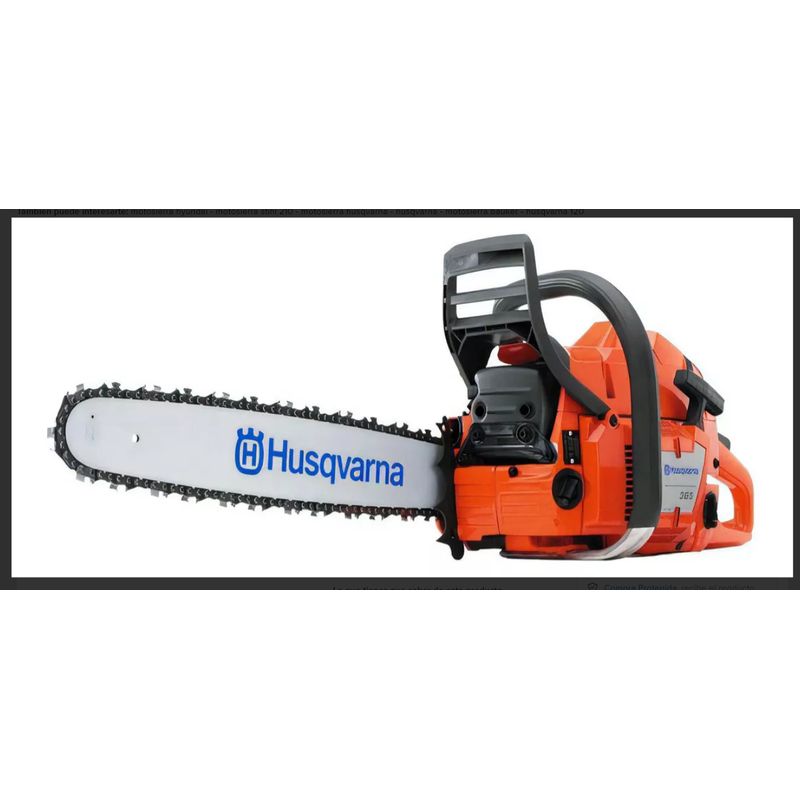 HUSQVARNA - Motosierra a gasolina Husqvarna Profesional 65.1cc naranja 365 4.6hp