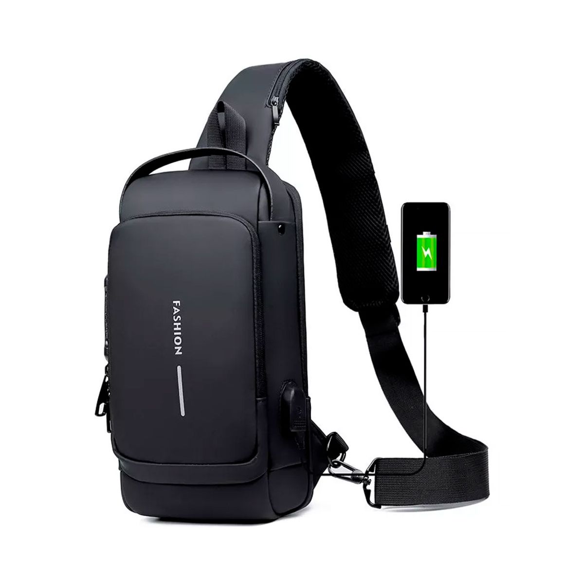 GENERICO - Bolso Antirrobo Con Puerto De Carga Usb Impermeable