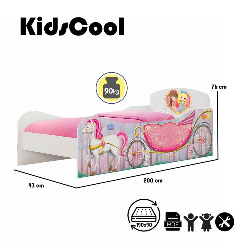 KIDSCOOL - CAMA CARRUAJE SOFIA -KIDSCOOL